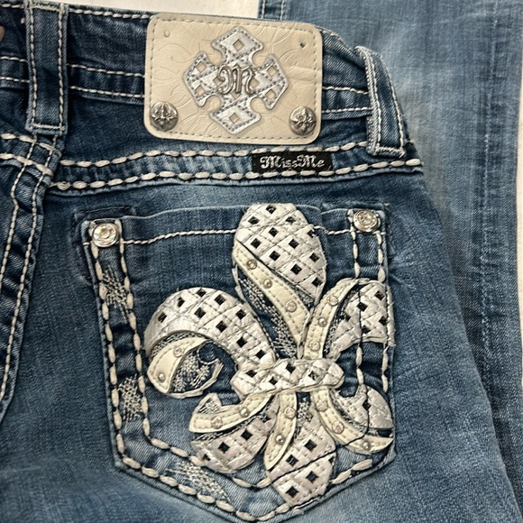 Miss Me Pants - Miss Me Size 26 Signature Bootcut Jeans Flur Design